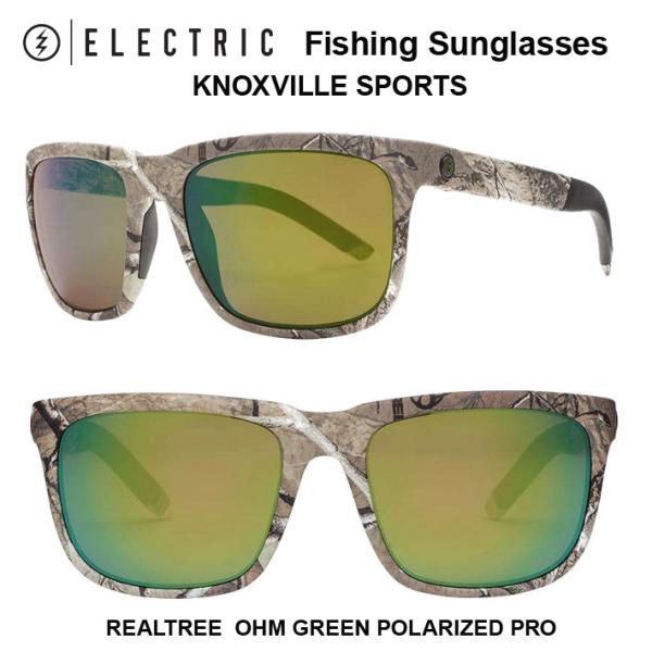 ELECTRIC FISHING SUNGLASS KNOXVILL SPORT REALTREE CAMO/OHM+GREEN POLARIZED PRO@GNgbN  oXtBbVOp@ΌY