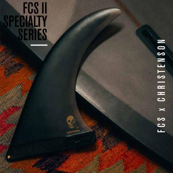 FCS2 エフシーエス2フィン 送料無料 ロングボードフィン FCS II CHRISTENSON LONGBOARD FIN 8.5” クリステンソン キーレスエントリーシステム シングルフィン