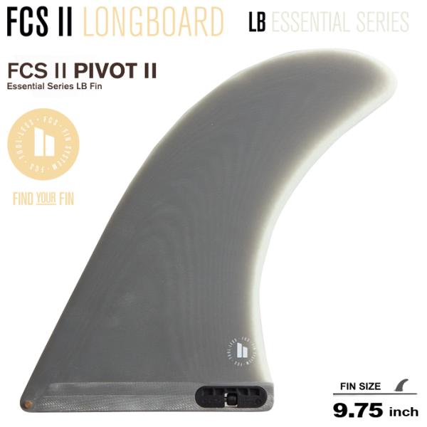 FCS2 GtV[GX2tB  O{[h tB FCS II PIVOT PG LONGBOARD FIN  9.75h CHS/GRY L[XGg[VXe O{[hZ^[t