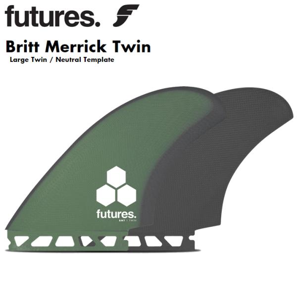 T[tB tB FUTURES FIN t[`[tB  Britt Merrick Twin -FIBER GLASS BMT TWIN KEEL- AbN/cCtB/t[`[tB