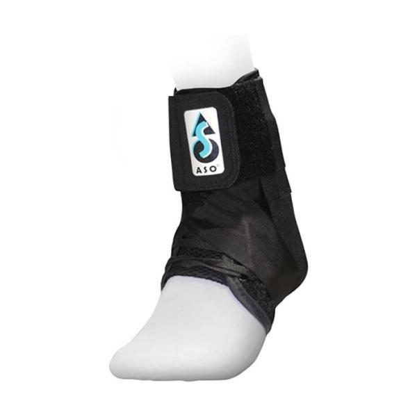 他サイト： エーエスオー ASO-SL サイズ L 黒 ブラック 足首サポーター メンズ レディース  足首 左右兼用 スポーツ バスケ テニス ASOの商品画像