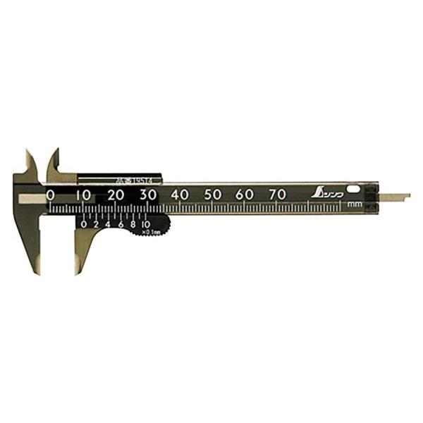 他サイト： シンワ測定 19514 プラスチックノギス ポッケ 70mm Shinwa Sokuteiの商品画像