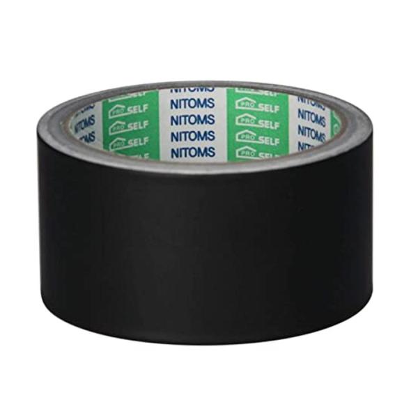 他サイト： ニトムズ J3270 黒 プロセルフ アルミテープブラックつやなし 1巻入の商品画像