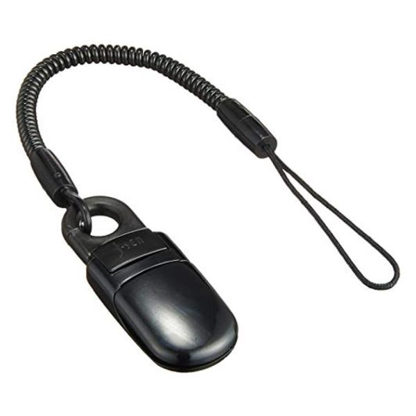 他サイト： エレコム P-STCP30BK ブラック ストラップ 携帯 スマホ 樹脂素材 日本製の商品画像