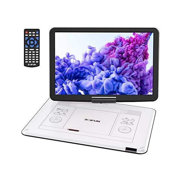 2021新機種】ポータブルDVDプレーヤー 17.9型 BOIFUN 15.6インチ CD