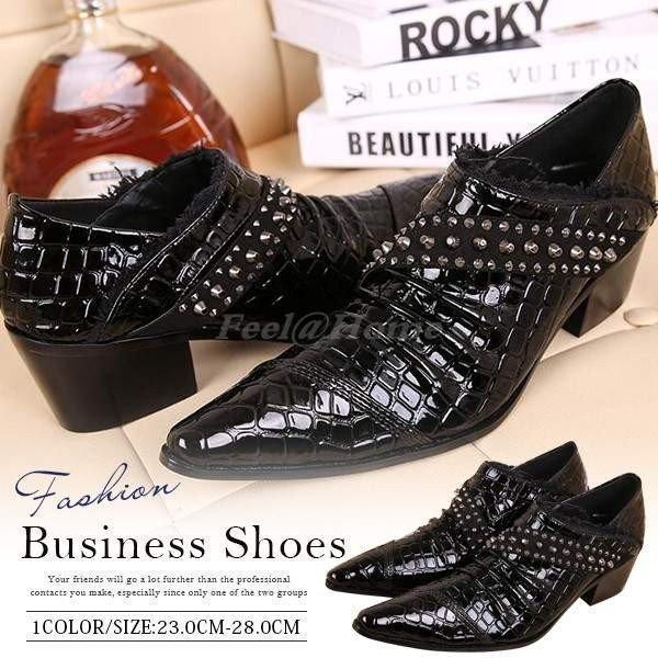 ドレスシューズ メンズ ビジネス靴 ホストシューズ 革靴 夜店