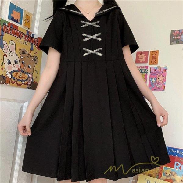 春ワンピース セーラー風ワンピース ミニ丈ワンピースの価格と最安値 おすすめ通販を激安で