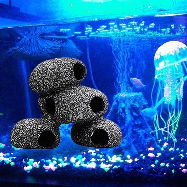 折りたたみ水族館装飾石洞窟 セラミック水槽隠れ家洞窟ストーンため領土魚エビ隠蔽シクリッド繁殖 New Pec 茶々娘 通販 Yahoo ショッピング