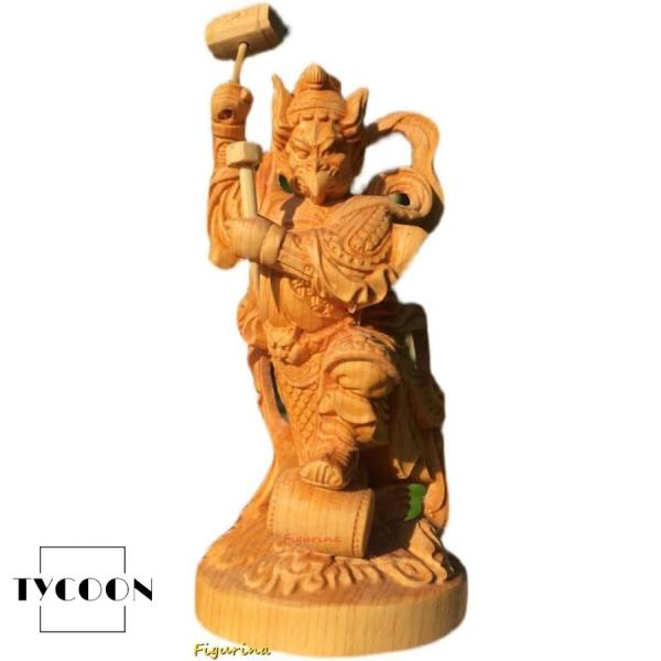 製品写真説明：本製品の写真はすべて実物写真、顧客にリアル効果を見せることに努めておりますが、光と画面等によって多少の色違いがあるかもしれないので、品質上では問題はありません。ご了承ください。製品材質：天然崖柏木（太行山崖柏）天狗置物サイズ：...