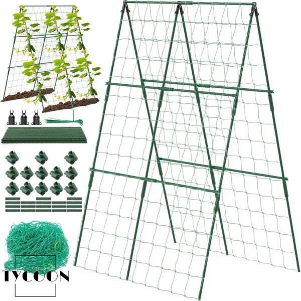 強靭な構造: 11mmの直径と40cmの長さを誇る一本のロッドは、高品質な素材で作られており、非常に強く、耐久性があり、繰り返し使用できます。安定した三角形のデザイン: 古典的な三角形のデザインは、植物が登るのに安定した支持面を提供し、安心...