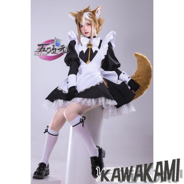 三分妄想　原神　コスプレ　五郎　ゴロー　メイド服　衣装　※ウィッグ　追加可能