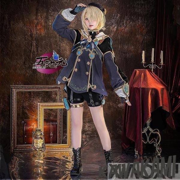 五次元 基萌 原神 コスプレ フレミネ 衣装 ※ウィッグ 靴 潜水道具 追加可能