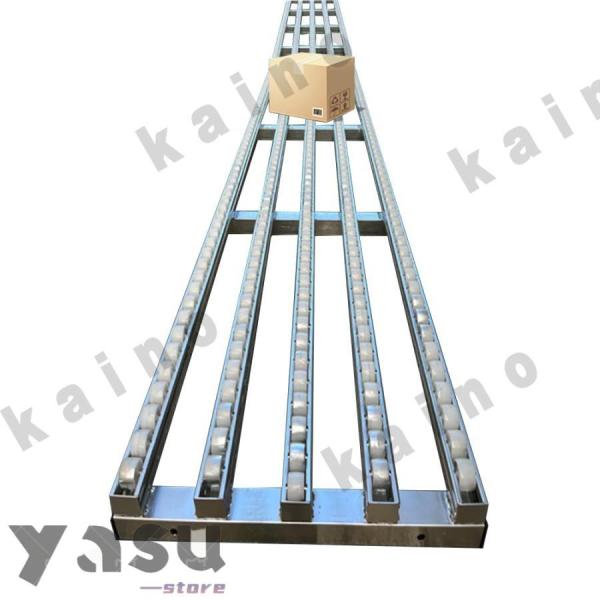 【耐久性に優れた構造】この無動力ローラーコンベヤスライドは、スチールフレームにより非常に頑丈で、耐荷重アップグレード、厚みのある素材。クロスバー補強、強力溶接、封止溶接と丁寧な研磨。ローラーはABSエンジニアリングプラスチックで作られており...