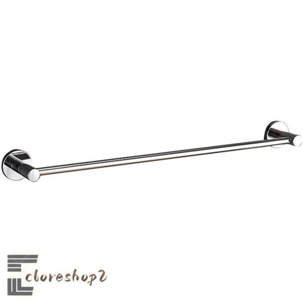 壁掛け式バスタオルラック、30Cm 40Cm 50Cm 60Cm 70Cm 80Cm 90Cm 100Cm 110Cm 120Cm タオル掛け、ステンレス製タオルハンガーラウンドシングルタオル掛けネジ壁