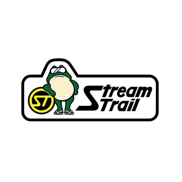 ステッカー シール 車 スーツケース かっこいい おしゃれ アウトドア ブランド キャンプ 釣り サーフィン ストリームトレイル Stream Trail Sticker DAVE WHITE