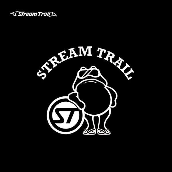 ステッカー シール 車 スーツケース スマホ かっこいい おしゃれ アウトドア ブランド キャンプ 釣り サーフィン Stream Trail Cutting Sticker / Dave