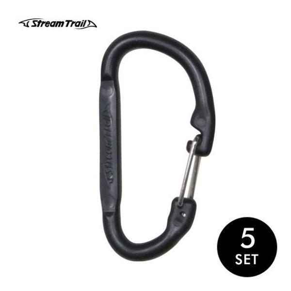 �J���r�i �u���b�N �X�g���[���g���C�� Streamtrail CARABINER BLACK