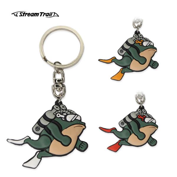 キーホルダー メンズ レディース キャラクター おもしろい ストリームトレイル Stream Trail ST DAVE KEYCHAIN DIVING(ST デイブ キーチェーン ダイビング)