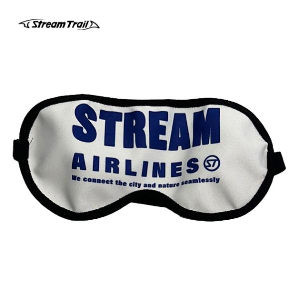 アイマスク 睡眠 安眠 仮眠 快眠 癒し リラックス プレゼント Stream Trail ストリームトレイル STREAM AIRLINES EYE MASK(ストリームエアラインズ アイマスク)