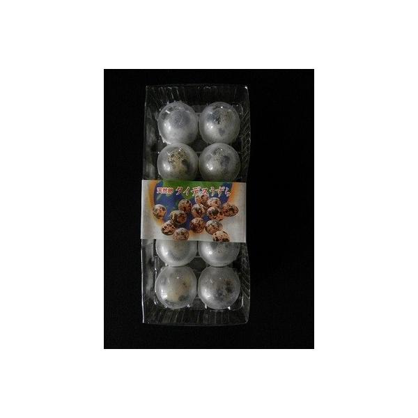 タイデスの餌と水で育ったうずらの卵です。