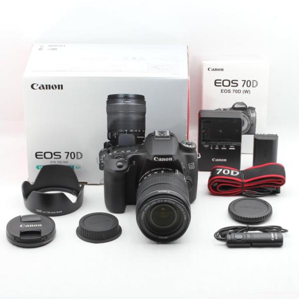 Canon デジタル一眼レフカメラ EOS70D レンズキット EF-S18-135mm F3.5-5.6 IS STM 付属 ブラック EOS70D18135STMLK
