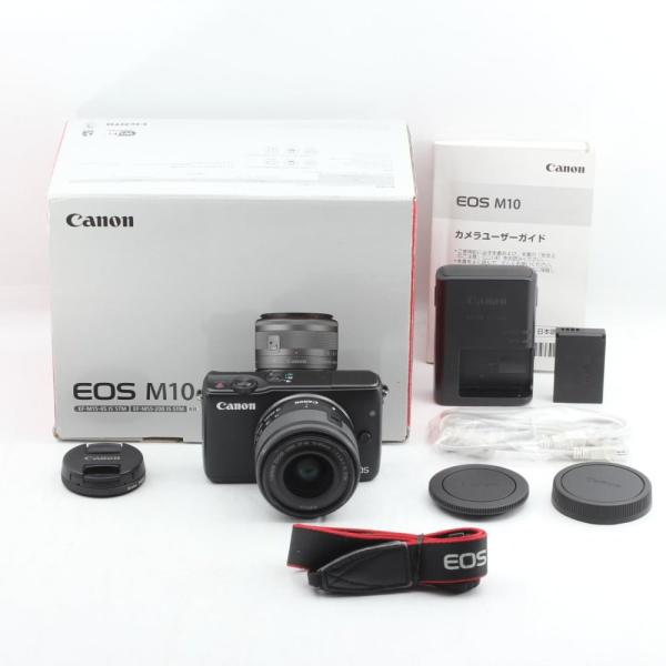 Canon ミラーレス一眼カメラ EOS M10 レンズキット(ブラック) EF