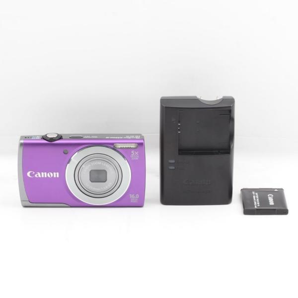 Canon デジタルカメラ PowerShot A3500 IS(パープル) 広角28mm 光学5倍ズーム PSA3500IS(PR)