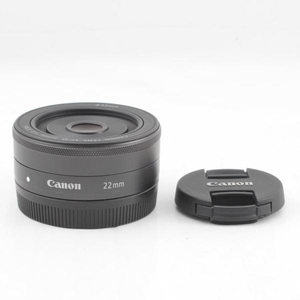 Canon 単焦点広角レンズ EF-M22mm F2 STM ミラーレス一眼対応 ブラック