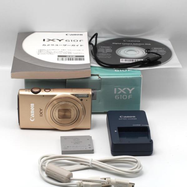 【中古品】Canon デジタルカメラ IXY 610F 約1210万画素 光学10倍ズーム ゴールド IXY(中古品) Canon デジタルカメラ IXY 610F 約1210万画素 光学10倍ズーム ゴールド