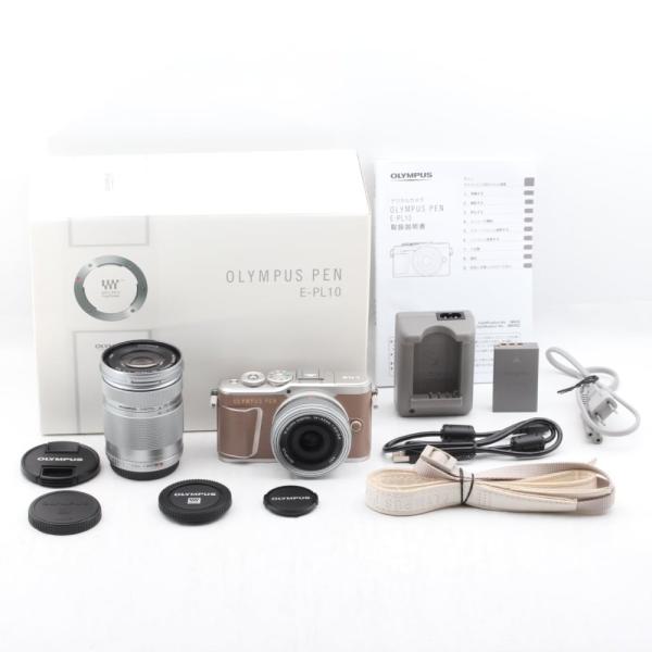 OLYMPUS ミラーレス一眼カメラ PEN E-PL10 EZダブルズームキット