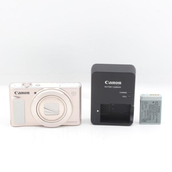 Canon コンパクトデジタルカメラ PowerShot SX620 HS ホワイト 光学25