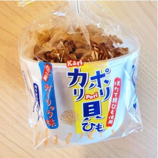 国産の帆立の貝ヒモをカリッカリにした、食べやすいサイズの絶品おつまみです。(^-^)青森県のご当地食品で、おつまみにも、おやつにもなる、万能食品です。(^-^)名称　　　　ホタテヒモ加工品　たっこ産ガーリック味賞味期限　　約2ヶ月、（最低1...