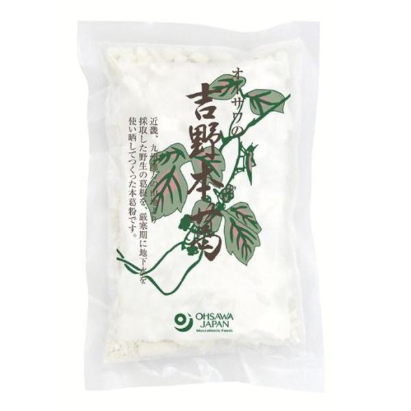 国産本葛粉100％　伝統的な寒晒し製法　ブロックタイプ本葛粉ならではの、滑らかな舌触り　葛湯や葛練り、ごま豆腐、とろみづけなどに名称　オーサワの吉野本葛内容量　150g賞味期限　約２年　最低1年保証栄養成分表示　100g当たりエネルギー 3...