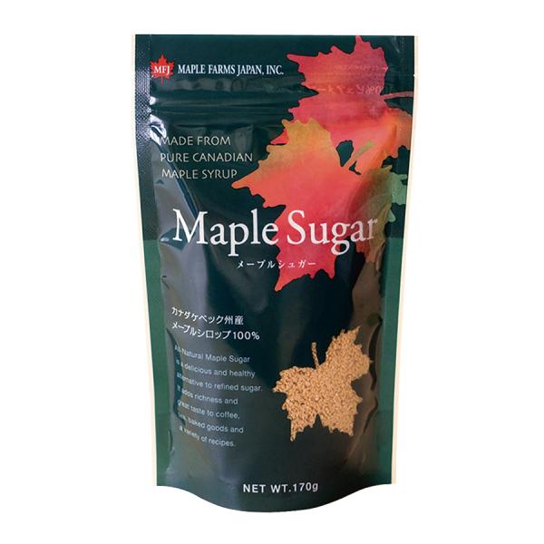 メープルシロップ100％使用やわらかな甘みとコク顆粒タイプメープルシロップから水分を取り除き顆粒状にした料理や菓子づくりに名称　メープルシュガー内容量　170g賞味期限　特になし栄養成分表示　100g当たりエネルギー 377kcalタンパク...