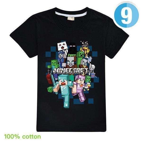 Minecraft Minecraft マインクラフト 半袖 キャラクター プリント ｔシャツ 子供 トップス マイクラゲームキャラクターグッズ トップス 1cm 130cm Cmfy3gw1ll キャラクター衣装 Windowrevival Co Nz
