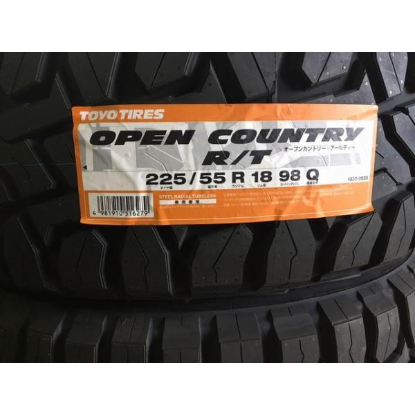⭕️新品未使用225/55R18TOYOオープンカントリーR/T 即日発送 tyreshop-papi_rt-225-55-18