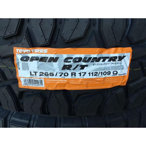 OPEN COUNTRY 2025年製 R/T LT265/70R17 112/109Q ホワイトレター ○代