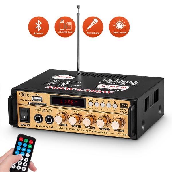 KS-338T USB/SD/MMC/FM/BT 多機能音楽アンプ 通電確認のみ KS-338T USB/SD/MMC/FM/BT 多機能音楽アンプ 通電確認のみ Amazon.co