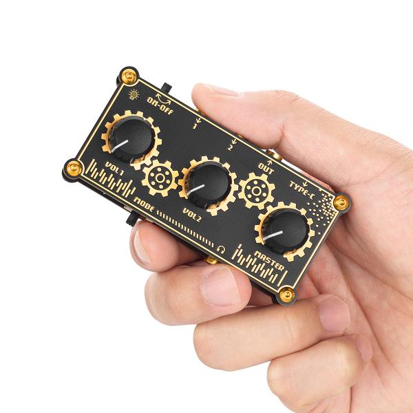 【再値下げします】 ヘッドフォンアンプ、ラインミキサー　4Uラック付き音響機材 Amazon | Riworal 4チャンネルヘッドホンアンプ 1/4インチと1/8