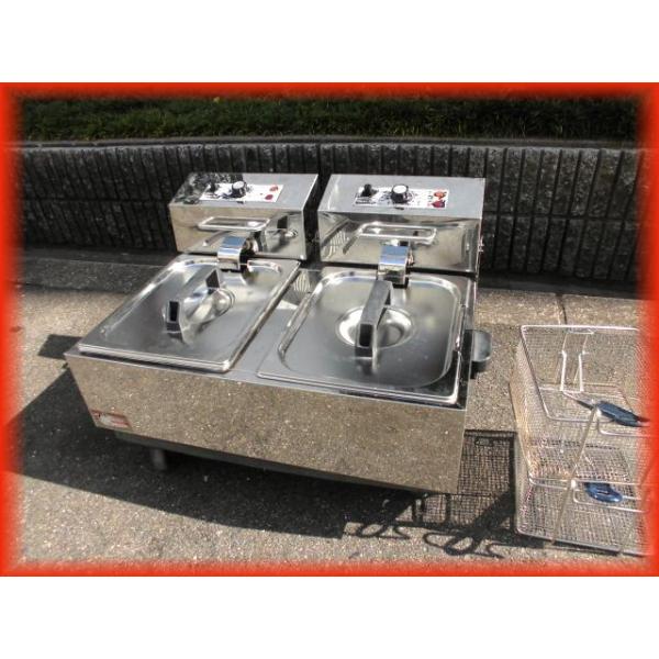 未使用品 ダイシン 卓上電気フライヤー FL-DS5W 5Lx2