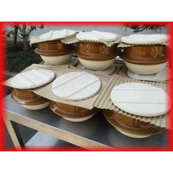 中古良品 未使用 陶器 食器 釜めし釜 1人用サイズ 11個セット 飲食店 厨房小物 店舗用品 s34