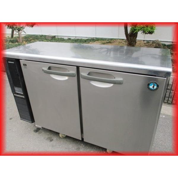 信頼のブランド、業務用ホシザキの２ドア台下冷蔵庫です。120ｃｍ幅の需要の多い商品です。奥行き45ｃｍで185Lたっぷり入ります。また庫内はABS樹脂製で掃除も簡単です。庫内温度は-3℃〜12℃です。2012年製の中古品ですので多少の擦れキ...