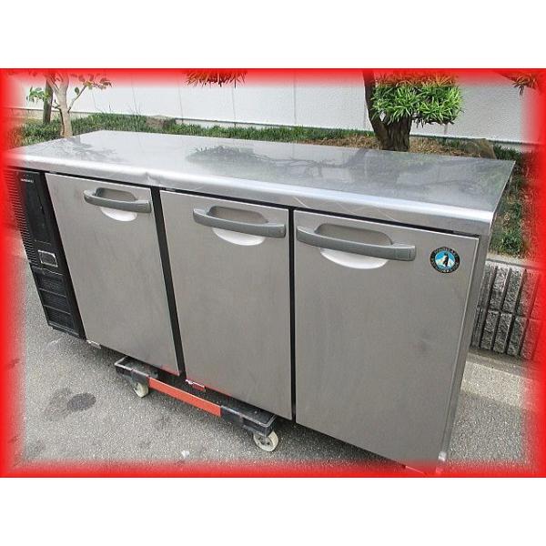 冷凍冷蔵庫 業務用 中古 台下 テーブル形3ドア 1室冷凍 ホシザキ RFT-150PTE1 100V 1500×450mm 2015年製 送料無料 厨房器機