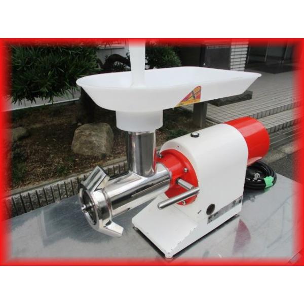 ミートチョッパー デラックスミンチ 中古 卓上型 業務用 ナンツネ MD-22K 200V 肉ミンチ ひき肉 245×590×440mm 送料無料 厨房器機 i