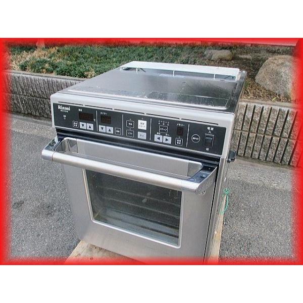 オーブン 中古 美品 ガス高速オーブン 業務用コンベック 都市ガス 100V RCK-10AS 2017年製 リンナイ 卓上型 送料無料 厨房機器 i