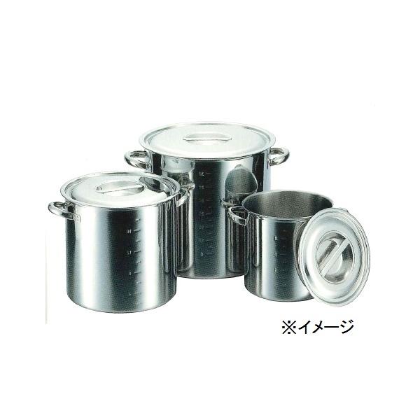 クローバー　モリブデン寸胴鍋【目盛付】30cm パイプ手付き クローバー印（大屋金属）電磁モリブデン 寸胴鍋 目盛付 30cm（手付