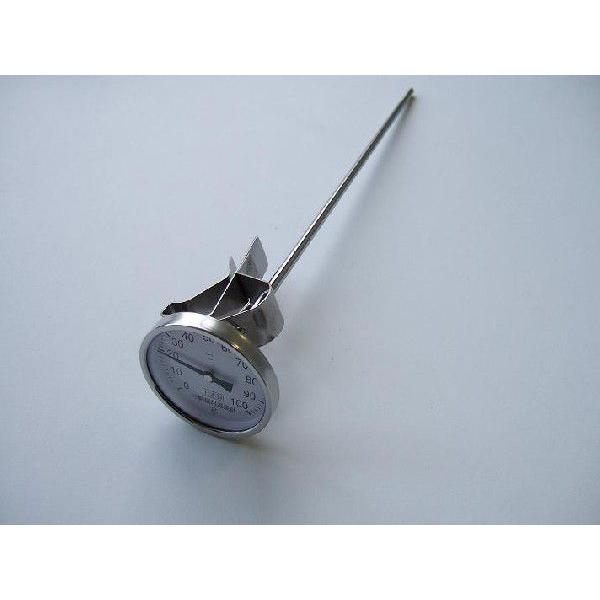 スライドホルダー付 寸胴鍋用温度計 PY-400 【寸胴鍋サイズ 48
