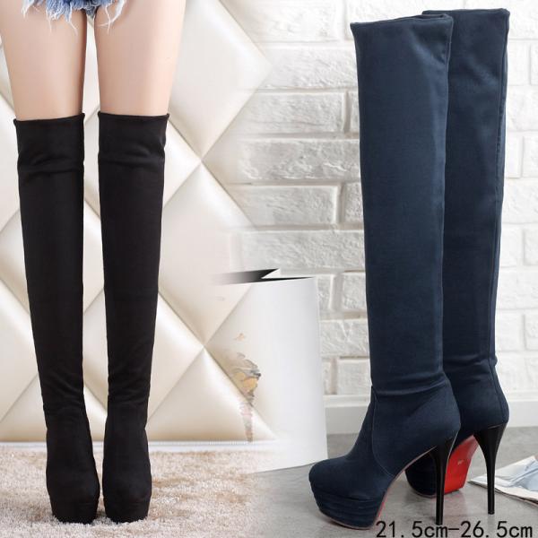 有機溶剤 ページレディース ニーハイブーツ ラージコード 長靴 27cm tyutenshop_hweiq21082037