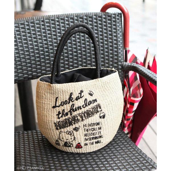 スイコウシャ バスケット Sanrio サンリオ ハローキティ ラウンドかごバッグ バスケット カゴバッグ Ks001 Sanrio Tyウィズ サンリオ 2号店