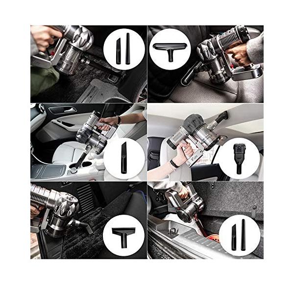 V Lite 車 掃除機 車 Black コードレス 超強力 サイクロン式 サイクロン式 車用掃除機 掃除機 カークリーナー ハンディ 軽量 軽い 小型 充電式 シ Tyウィズ